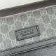 Replica perfetta Borsa piccola Gucci Borsa a tracolla GG Uomo con etichetta 795464 Nero Imitazione Outlet Online