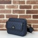 Migliore Repliche Borsa a tracolla piccola Gucci Ophidia da uomo 802170 blu scuro Economiche Outlet Online