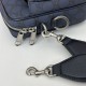 Migliore Repliche Borsa a tracolla piccola Gucci Ophidia da uomo 802170 blu scuro Economiche Outlet Online