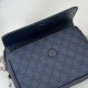 Migliore Repliche Borsa a tracolla piccola Gucci Ophidia da uomo 802170 blu scuro Economiche Outlet Online