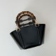 Repliche Gucci Mini bamboo top handle tote borse 805832 Nero Imitazioni Premium Migliore Repliche Gucci Mini bamboo top handle tote borse 805832 Nero Economiche Outlet Online
