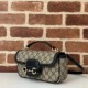 Replica perfetta Gucci 815206 Horsebit 1955 Borsa piccola morbida con manico superiore Nero Imitazione Outlet Online