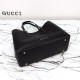 Miglior Falso Borsa tote media Gucci GG Emblem 815213 nero Economiche Premium