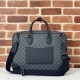 Migliore Repliche Gucci 821149 Borsa a tracolla media GG Emblem Nero Economiche Outlet Online