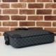 Migliore Repliche Gucci 821149 Borsa a tracolla media GG Emblem Nero Economiche Outlet Online