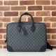 Migliore Repliche Gucci 821149 Borsa a tracolla media GG Emblem Nero Economiche Outlet Online