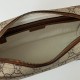 Replica perfetta Gucci 821155 GG Emblem piccola borsa a tracolla Marrone Imitazione Outlet Online