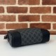 Perfette Qualità Repliche Gucci 821155 GG Emblem piccola borsa a tracolla Nero Imitazione