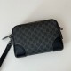 Perfette Qualità Repliche Gucci 821155 GG Emblem piccola borsa a tracolla Nero Imitazione