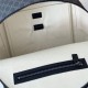 Migliore Repliche Gucci 821159 GG Emblem zaino medio Nero Economiche Outlet Online
