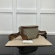 Migliore Repliche Gucci GG Emblem Marsupio medio 821162 Marrone Economiche Outlet Online