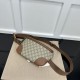 Migliore Repliche Gucci GG Emblem Marsupio medio 821162 Marrone Economiche Outlet Online