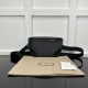 Migliore Repliche Gucci GG Emblem Marsupio medio 821162 Nero Economiche Outlet Online