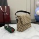 Migliore Repliche Gucci Borsa a tracolla piccola GG uomo con Web 821617 Marrone Economiche Outlet Online
