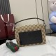 Migliore Repliche Gucci Borsa a tracolla piccola GG uomo con Web 821617 Marrone Economiche Outlet Online