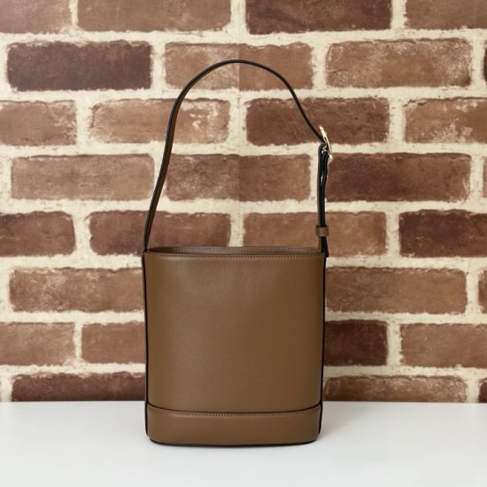 Miglior Falso Gucci 73 mini bucket bag 833665 Marrone Economiche Premium