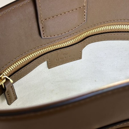 Miglior Falso Gucci 73 mini bucket bag 833665 Marrone Economiche Premium
