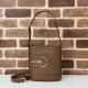 Miglior Falso Gucci 73 mini bucket bag 833665 Marrone Economiche Premium