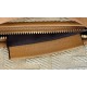 Replica perfetta Borsa Fendi Mini Iconic Peekaboo Marrone chiaro Imitazione Outlet Online
