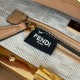 Replica perfetta Borsa Fendi Mini Iconic Peekaboo Marrone chiaro Imitazione Outlet Online