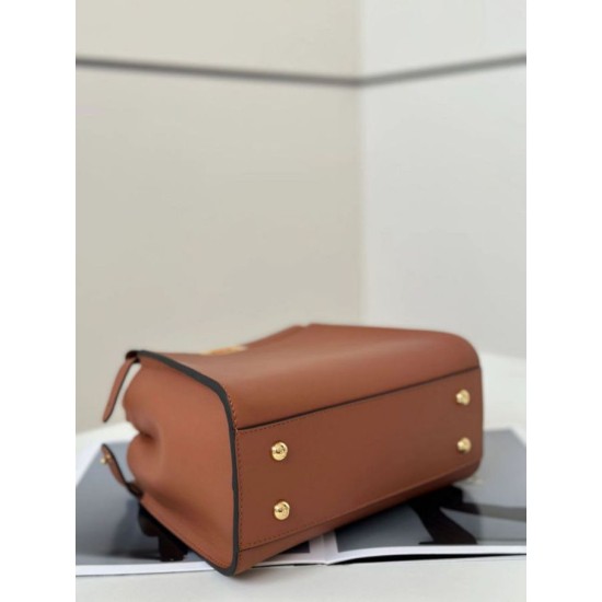 Miglior Falso Borsa Fendi Mini Iconic Peekaboo Marrone Economiche Premium