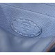 Miglior Falso Borsa Fendi Peekaboo ISeeU Piccola Selleria con 556 impunture cucite a mano Blu Economiche Premium