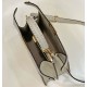 Miglior Falso Borsa Fendi Peekaboo ISeeU Piccola Selleria con 556 impunture cucite a mano Beige Economiche Premium