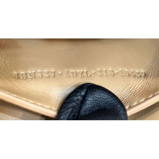 Miglior Falso Borsa Fendi Peekaboo ISeeU Piccola Selleria con 556 impunture cucite a mano Marrone Economiche Premium