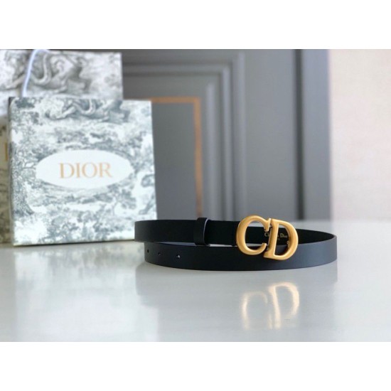 Miglior Falso Dior Saddle 20MM Cintura Nero Economiche Premium