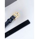 Miglior Falso Dior Saddle 20MM Cintura Nero Economiche Premium