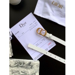Miglior Falso Dior Saddle 20MM Cintura Bianco Economiche Premium