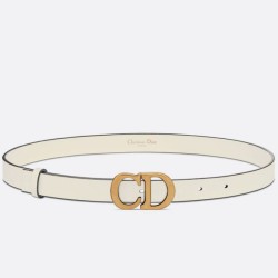 Miglior Falso Dior Saddle 20MM Cintura Bianco Economiche Premium