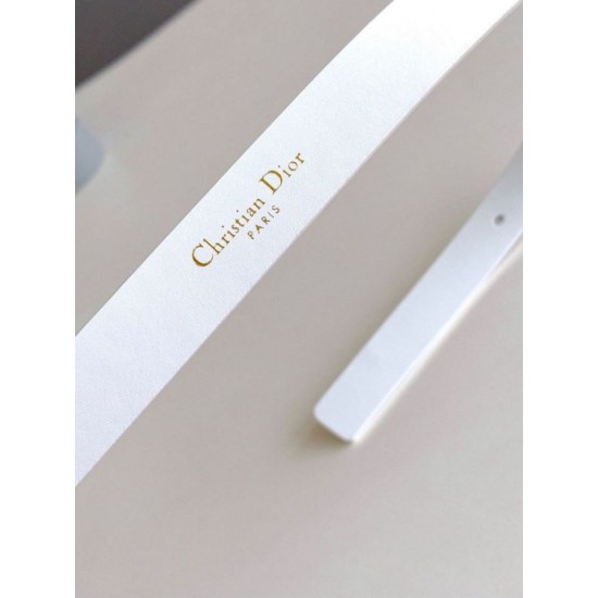 Migliore Replica Dior Saddle 20MM Cintura Bianco Imitazioni Outlet Italia Miglior Falso Dior Saddle 20MM Cintura Bianco Economiche Premium