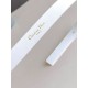 Migliore Replica Dior Saddle 20MM Cintura Bianco Imitazioni Outlet Italia Miglior Falso Dior Saddle 20MM Cintura Bianco Economiche Premium