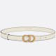 Migliore Replica Dior Saddle 20MM Cintura Bianco Imitazioni Outlet Italia Miglior Falso Dior Saddle 20MM Cintura Bianco Economiche Premium