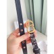 Miglior Falso Dior Saddle 20MM Cintura Dior Oblique Jacquard Blu Economiche Premium