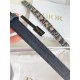 Miglior Falso Dior Saddle 20MM Cintura Dior Oblique Jacquard Blu Economiche Premium