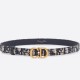 Miglior Falso Dior Saddle 20MM Cintura Dior Oblique Jacquard Blu Economiche Premium