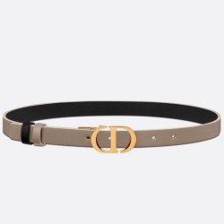 Miglior Falso Dior 30 Montaigne Reversible 20MM Cintura Grigio/Nero Economiche Premium