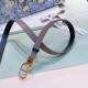 Miglior Falso Dior 30 Montaigne Reversible 20MM Cintura Grigio/Nero Economiche Premium