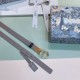 Miglior Falso Dior 30 Montaigne Reversible 20MM Cintura Grigio/Nero Economiche Premium