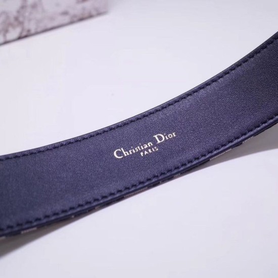 Perfette Qualità Repliche Dior Diorquake 35MM Cintura Obliquo Blu Imitazione Replica perfetta Dior Diorquake 35MM Cintura Obliquo Blu Imitazione Outlet Online