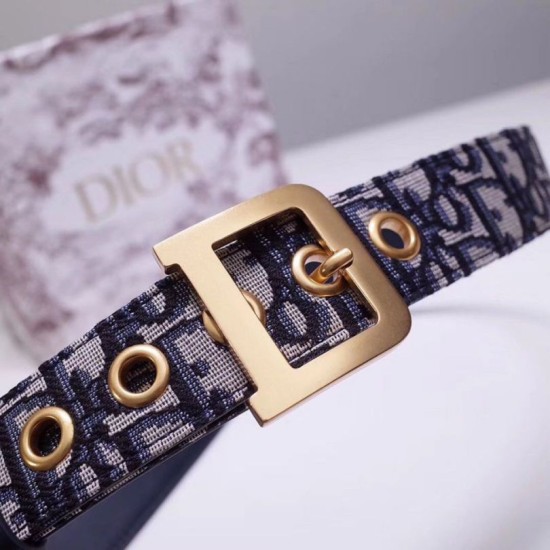 Perfette Qualità Repliche Dior Diorquake 35MM Cintura Obliquo Blu Imitazione Replica perfetta Dior Diorquake 35MM Cintura Obliquo Blu Imitazione Outlet Online