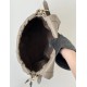 Replica perfetta Borsa baguette media Fendi Mamma Nappa grigio Imitazione Outlet Online