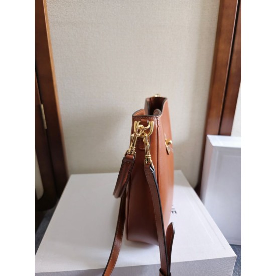 Migliore Repliche Borsa morbida Celine Camille 16 piccola/media Marrone Economiche Outlet Online