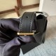 Miglior Falso Borsa a secchiello piccola/media Celine Louise Nero Pelle di vitello liscia Economiche Premium