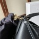 Miglior Falso Borsa a secchiello piccola/media Celine Louise Nero Pelle di vitello liscia Economiche Premium