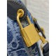 Replica perfetta Borsa Dior Groove 20 Denim blu Dior Oblique Jacquard Imitazione Outlet Online