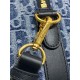 Replica perfetta Borsa Dior Groove 20 Denim blu Dior Oblique Jacquard Imitazione Outlet Online