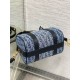 Replica perfetta Borsa Dior Groove 20 Denim blu Dior Oblique Jacquard Imitazione Outlet Online